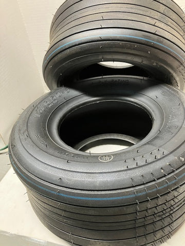 Grasshopper Mower Rear Tire (2) 13x6.50-6 (Ribbed #482355)