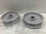 (2) Walker Mower 5245 idler Pulley