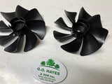 (2) same OEM Walker Hydro Fan 6243-2 CCW Rotation.  Closest to the blower