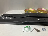 Walker Mower 48"Serrated Dense Pak Deck Blade SET 7705-60