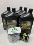 Walker Mower Hydraulic Transmission Filter oil KIT (2) Fits Most Scag Zero Turns & WalkerMowers + 5 QTS. OIL