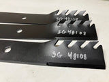 Scag 18" Shredder blade SET (3) 48108 (OEM Spec)