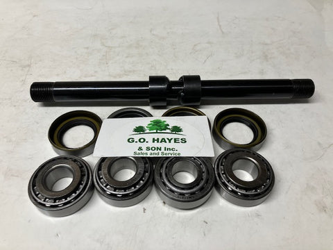 Walker Mower Tail wheel Axle 8038 + TAIL WHEEL BEARING KIT