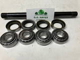 Walker Mower Tail wheel Axle 8038 + TAIL WHEEL BEARING KIT