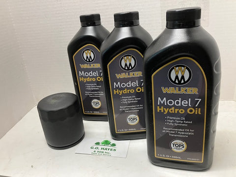 Walker Mower KIT OEM 5024-13 / 6450-21 Hydraulic Transmission Filter/oil Eaton TOPS KIT