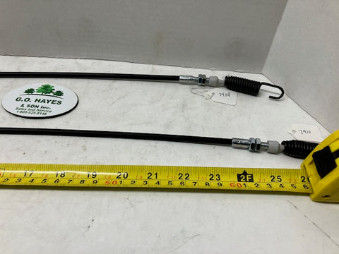 OEM WALKER MOWER PART 7410 , 7409 Brake Cable KIT - 2 Cables