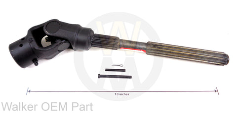 Walker Mower 48" SHEAR PIN Drive Shaft 7285-15