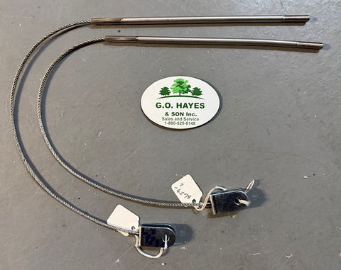 Walker Mower 8623-2 Power Dump cable SET of (2) for 10.0 catchers