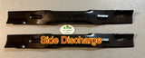 U Pick GHS or Side Discharge 48" WALKER MOWER Deck 25" BLADE Set OEM Specs.