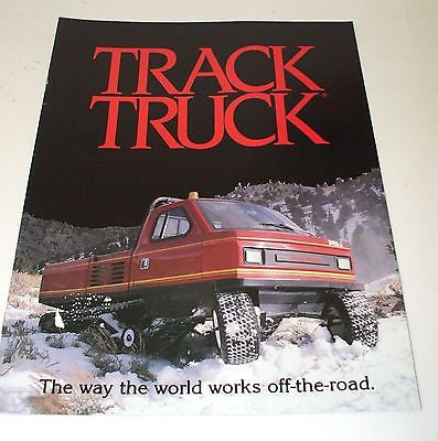 ASV Track Truck Sales Brochure Snow Groomer Snowmobile