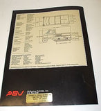ASV Track Truck Sales Brochure Snow Groomer Snowmobile