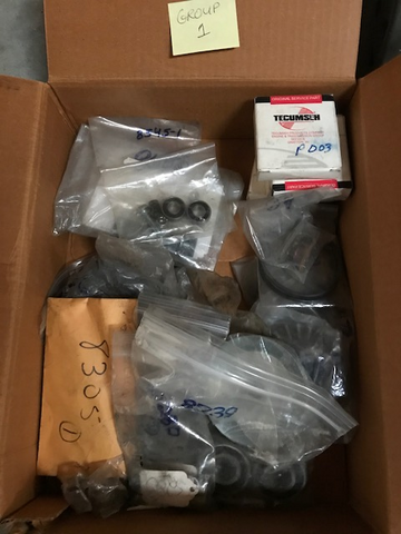 CLEARANCE! Walker Mower Parts Grouping #1 BearingsPulleys- Final Sale reduced pricing.