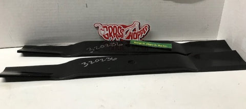Grasshopper Mower Medium Lift Blade Made to OEM Specs #320236 (2) 18"