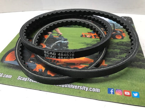Scag Mower OEM Pump Drive Belt #484578 (MADE WITH KEVLAR)