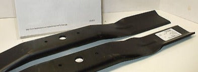 U Pick GHS or Side Discharge 48" WALKER MOWER Deck 25" BLADE Set OEM Specs.