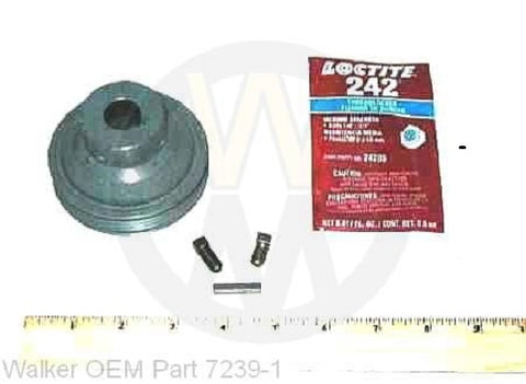 Walker Mower 10-1/2" Blower Pulley Part # 7239-1 (Micro V)