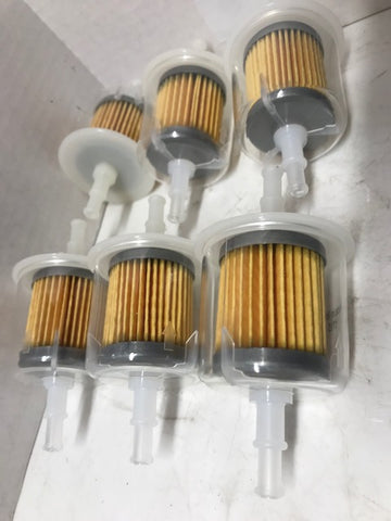 (6) Walker Mower Diesel in-line fuel filters #7020