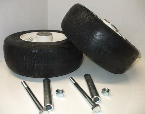 Walker Mower FLAT FREE Deck Wheel KIT