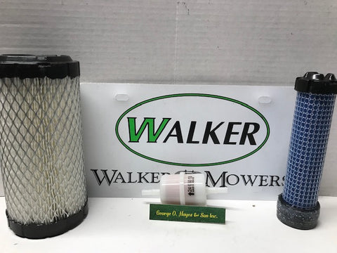 Walker / Grasshopper Mower Air & Fuel Filter Set/Kit 5090-1,& 5090-3, G101001