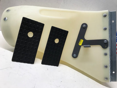 Walker Mower 7794-1 48GHS Deck Chute Assy. w/spring mount w/foot treads 5747-12