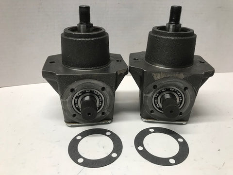 OEM (2) NEW Walker Mower #5052-5 Cast Iron Blade Gearbox w/2 gaskets!