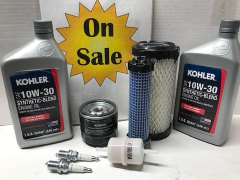 Complete Walker Mower Engine Filter Kit w/10/30-synthetic Oil