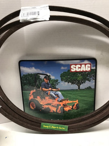 Scag Mower OEM Cutter Deck Belt #483326 (MADE WITH KEVLAR)
